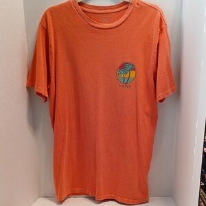 ⭐ 2for $5 Vans Sunset Orange Short Sleeve Tee men's size L